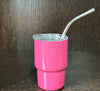Kids 2oz cup with straw list solid , glitter , or cheetah with color in notes at checkout tat 2/3 weeks from time of purchase