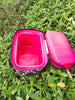 Cow print hot pink cooler